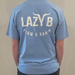 Lazy B logo tee sz Medium